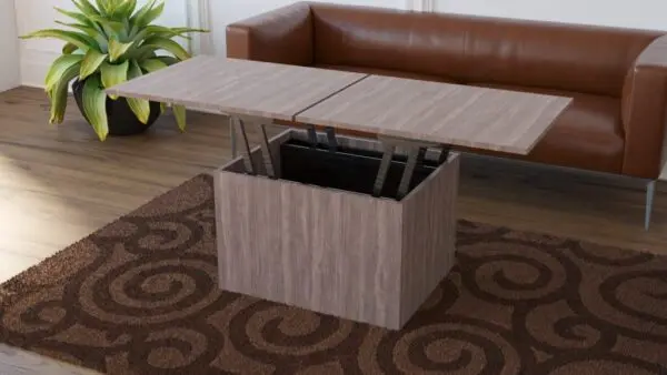 COFFEE TABLE CONVERTIBLE DINING TABLE 1 - Image 4