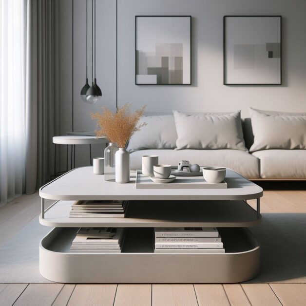 Space saving living room furniture