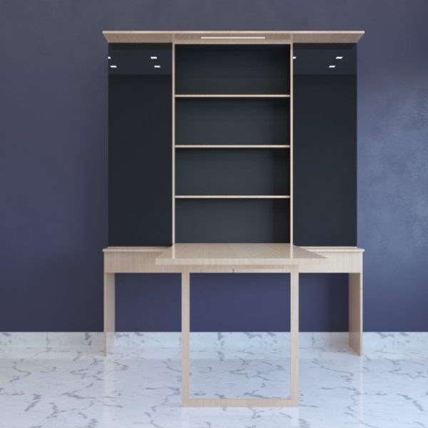 featuring a folding dining table crockery cabinet