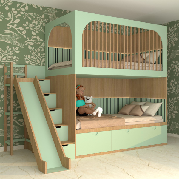 TWIN OVER TWIN BUNK BED - Image 2