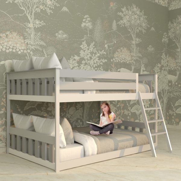 CLASSIC TWIN BUNK BED WITH BUILT-IN LADDER - Image 2