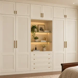 European closet for a modern bedroom