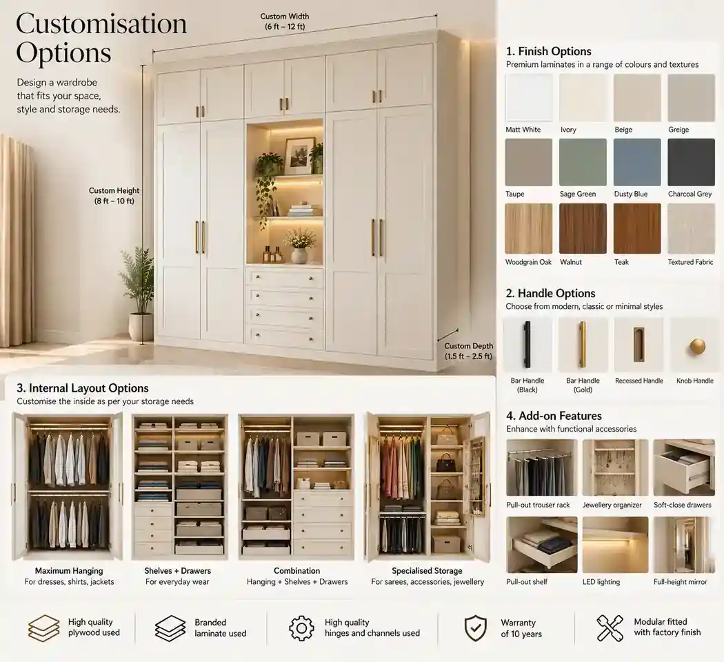 European Closet 3 Custom closet interior with organized storage sections